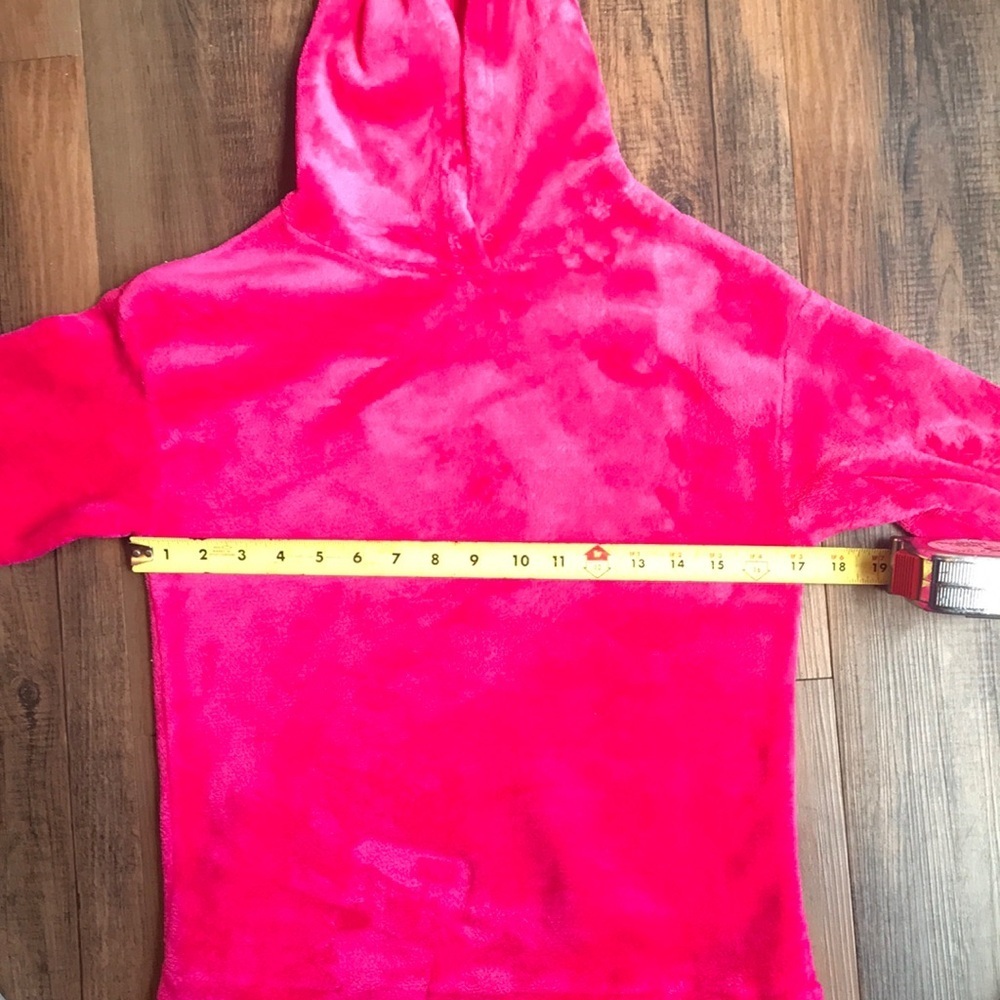 Lucky Brand Vibrant Pink Fuzzy Hoodie - Picture 6 of 9